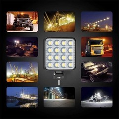 2 x 3 inch 16 LED upper cab & Boom Work Flood Light Fit for Excavator 160LC ZX