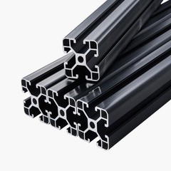 4PCS 39.4 in (1000 mm) T Slot 4040 Aluminum Extrusion Anodized Linear Rail