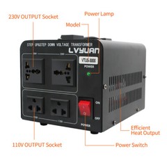 3000W Voltage Transformer Converter Step Up Down 110V 220V-240V Heavy Duty Power