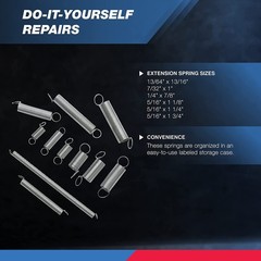 200 pcs Spring Assortment Set Zinc Plated Stee Carburetor Extension Compression