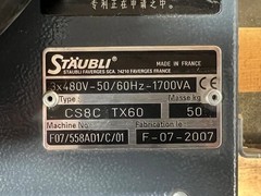 Staubli CS8C TX60 Robot Controller with SP1 D21142102 Teach Pendant & Cables