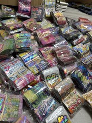 3.5g Mylar Bags ZA with Design Packs Smell Proof Packaging 50pk