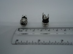 2Pcs Pack Lot 9mm Round DC Jack Power Supply Power Socket Female 5.5×2.5mm 3 Pin