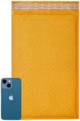 100 PC #5 10.5×16 Kraft Bubble Envelopes Yellow Padded Shipping Mailers