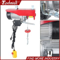 Findmall Electric Hoist 1320lbs Crane Winch with 14FT Wired Remote Control 110V