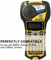 Brady, Black on White-For M210, BMP21-PLUS and BMP21-LAB Printers,0.75″ W 21′ L