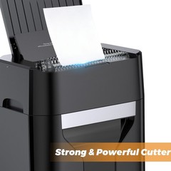 QUIETLEMON 100-Sheet Auto Feed Paper Shredder 4.5 Gall Commercial P-4 Cross Cut.