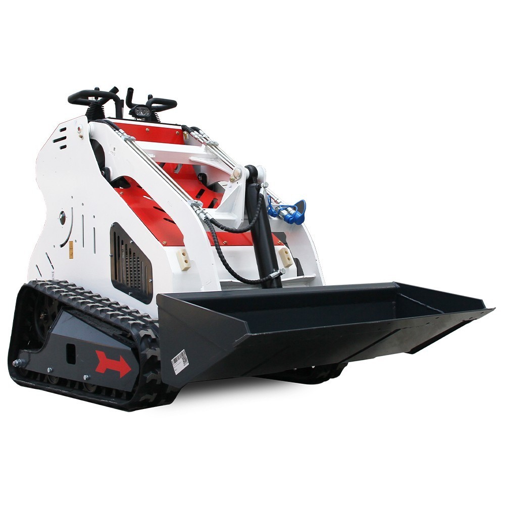 Compact stand-up tracked mini skid steer loader Runtong R420 Engine US in Stock