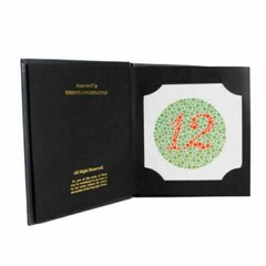 38 Plate Ishihara Test Book For Color Blindness Ophthalmology