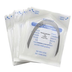 AZDENT Dental Orthodontic Heat Thermal Activated NITI Arch Wires Ovoid/Nature