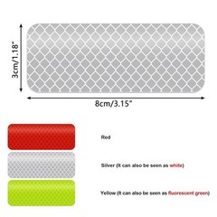50Pcs Reflective Tape Waterproof Reflective Stickers Night Visibility Dot USA