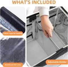 MMG Insulated Food Delivery Bag for E-bikes, Scooters, Motorcycles. Waterproof