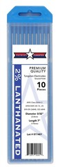TIG Welding Electrodes 2% Lanthanated WL20 3/32 x 7 10 Pack Patriot Tungsten