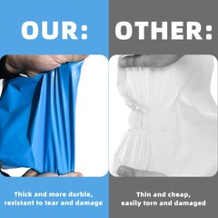 1000 12×15.5 Poly Mailers Envelope Self Sealing Shipping Mailers Blue POLYSELLS