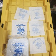 Vintage 80s Smurfs Cartoon T Shirt Transfers New Unused Lot Of 50+ Mixed B10