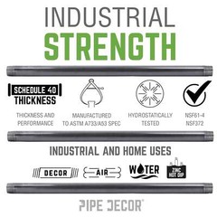 3/4 in. x 72 in. Galvanized Steel Pipe