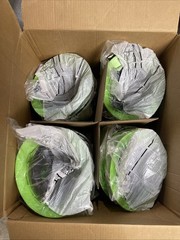 MSA V-Gard Hard Hat Fas-Trac Suspension Bright LIme Green 815570 Lot Of 15