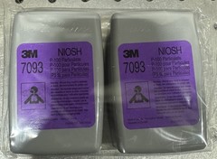 3M 7093 P100 Particulate Filters Respirator Cartridges 12ct Filters Exp 04/2026