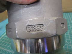 1 – EVER-TITE 4F, 4″ Cam & Groove Coupling 316SS, Cam-Lock Socket Weld. New