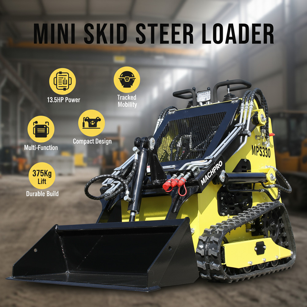 Mini Skid Steer Track Loader | 13.5HP GAS Engine |Tracked Loader,Hydrualic,NEW