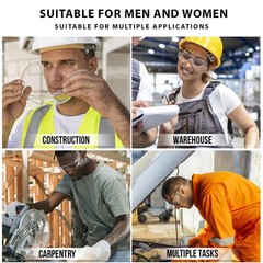 SAFE HANDLER BISON LIFE Diamont Vented Over Glasses Safety Glasses | Meets AN…