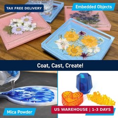 TotalBoat Table Top Epoxy Resin Kit – 1 Gallon Crystal Clear Epoxy with High Glo