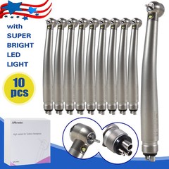 1-10pcs ASKEADNT Dental E-Generator High Speed LED Handpiece 3 Way4 Hole Turbine