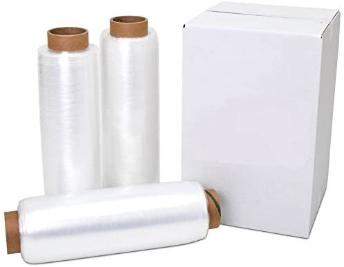 18″ x1500′ 80 Gauge 1 Roll Pallet-Wrap Stretch Film Hand Shrink Wrap 1500FT