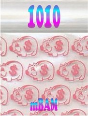 100 PACK PIGGY BANKS 125125 APPLE MINI ZIP BAGGIES 1.25×1.25″