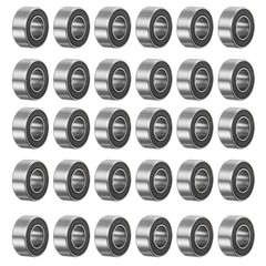 30pcs MR105-2RS Bearings 5x10x4mm Chrome Steel Mini Bearing Double Sealed ABEC3