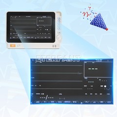 10-inch Portable Multi-parameter Vital Signs Monitor ECG NIBP SPO2 TEMP RESP