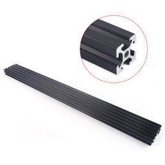 20*20*1000mm 2020 T-Slot Aluminum Extrusion For CNC 3D Printer Black 10 Packs US