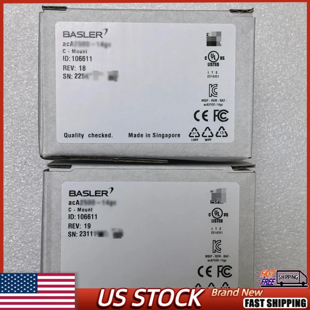 acA2040-90umNIR New Unopened Basler Industrial Camera In Box Fast Shipping