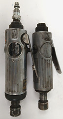LOT OF 2 CENTRAL PNEUMATIC 1/4 AIR DIE GRINDER MAX ROTATING SPEED 22,000 RPM