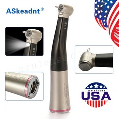 Dental 1:5 Increasing Handpiece Contra Angle LED Fiber Optic /Cartridge Rotor US
