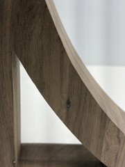 Ekena Millwork 1-3/4 in. x 12 in. x 8-1/2 in. Walnut Large Thorton Wood Bracket
