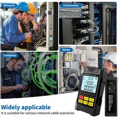Rechargeable 5-in-1 Fiber Optic Cable Tester OPM VFL RJ45 SC/FC/ST LC