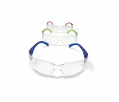 Bison Life Safety Glasses Tactical Fits Adult Kids Red Green Blue 5 Pack NIP