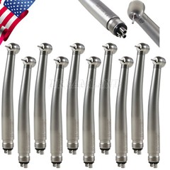 1/10pcs Dental High Speed Handpiece Big Head Push Button Single Spray 4 Holes