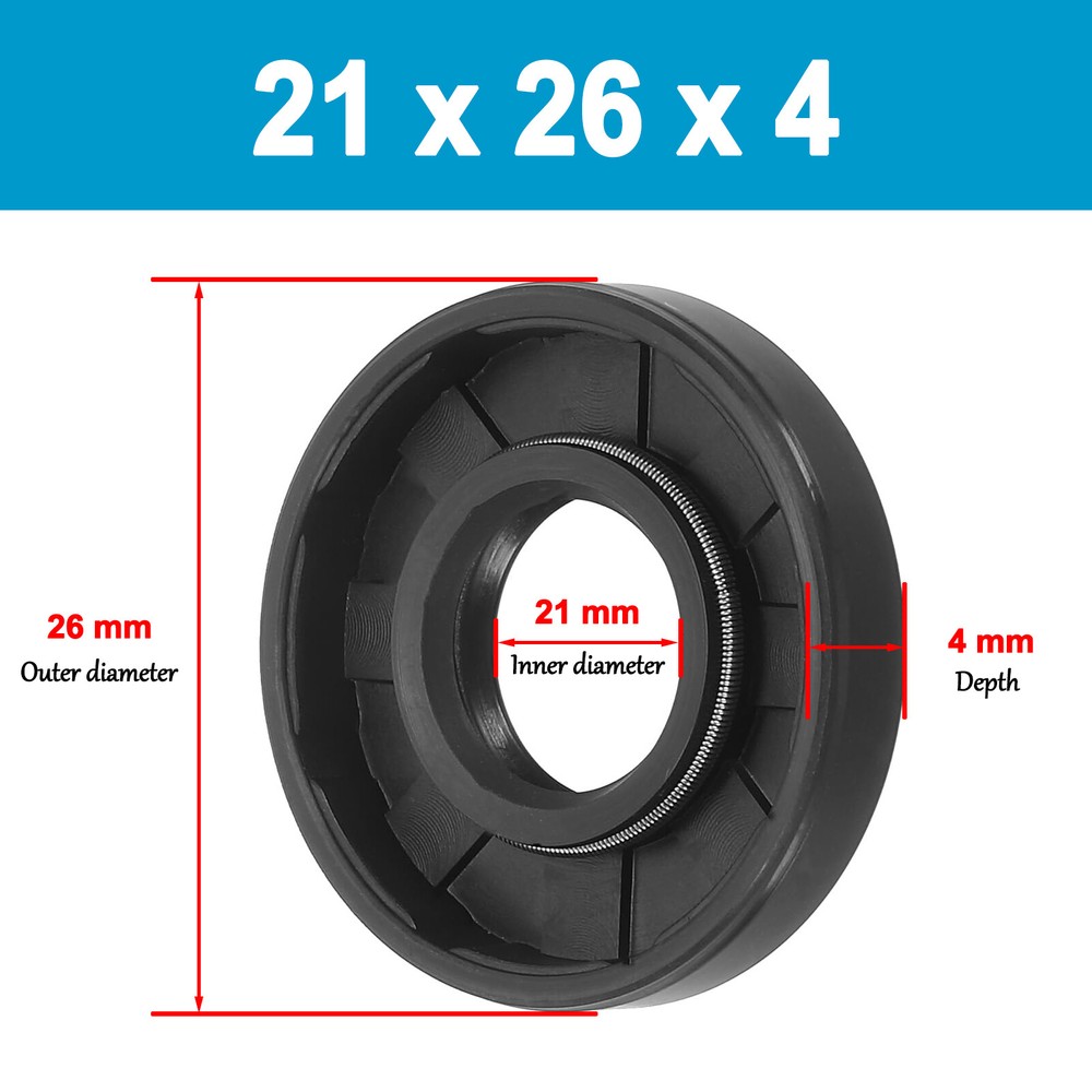 NBR Rotary Shaft Oil Seal /Lip Seal Nitrile 21mm to 24mm Shaft pick your size