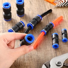 50PCS Air Line Fittings Straight Push Quick Release Connect Pneumatic Connectors