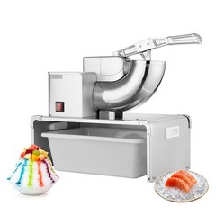 Uimoso Commercial Ice Shaver Crusher 661LBS/H 350W 4-Blade Snow Cone Machine