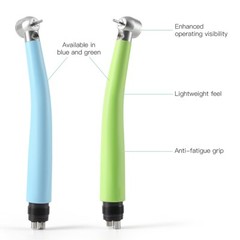 2 Color Dental LED Integrate E-generator High Speed Handpiece 3 Way Spray 4Holes