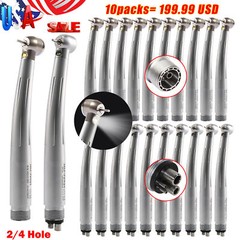 Dental Fiber Optic LED E-generator high speed handpiece 2Holes/4Holes