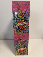 2x – Ed Hardy Lisa Frank Love Kills Slowly Peacock Design Hanging File Box RARE