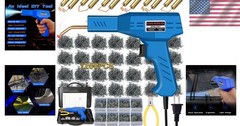Professional Plastic Welder Kit with 1200 Staples for Effortless Repairs