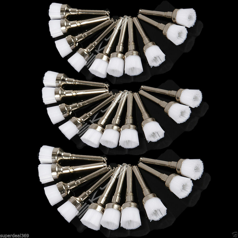 100-1000pc Sale Polishing Polisher Prophy Brush Brushes Latch Flat Bowl No.1