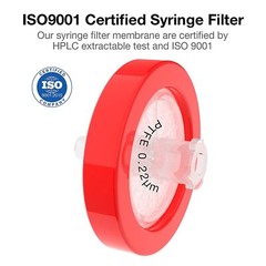 500pcs PTFE Needle Syringe Filters 13mm 0.22 um Luer Lock Membrane High Flow LAB