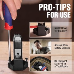 WORKPRO Battery Audio Weld Cables Hammer Crimper Wire Terminal Lug Crimping Tool
