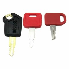 10 Heavy Construction Equipment Ignition Key Set For JD Case Komatsu Caterpillar